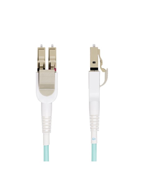 Cable de Fibra Óptica Multimodo Conmutable LC a LC (UPC) OM4 de 5m - 50/125µm - Redes de 100G - Low Insertion Loss - LSZH - Con